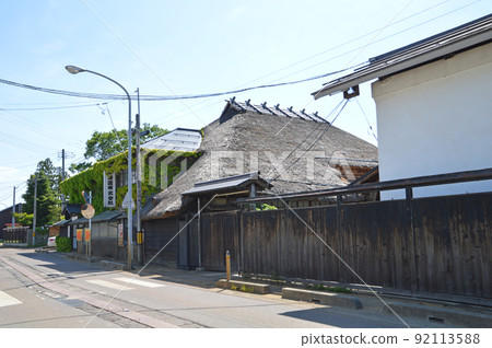 Old townscape of Nakakomatsu, Kawanishi Town, Yamagata Prefecture Old townscape of Nakakomatsu, Kawanishi Town, Yamagata Prefecture 92113588