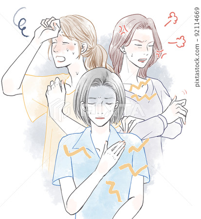 Various menopausal disorders in women 92114669