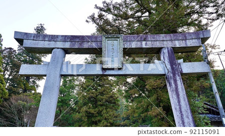 Torii of Una Shima Megami Shrine Torii of Una Shima Megami Shrine 92115091