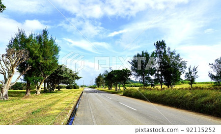 伊江島機場的主要街道 伊江島機場的主要街道 92115252