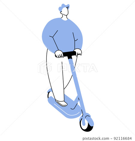 騎電動踢板的男人 騎電動踢板的男人 92116684