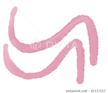 Transparent watercolor brush shape pastel element illiustration Transparent watercolor brush shape pastel element illiustration 92117257
