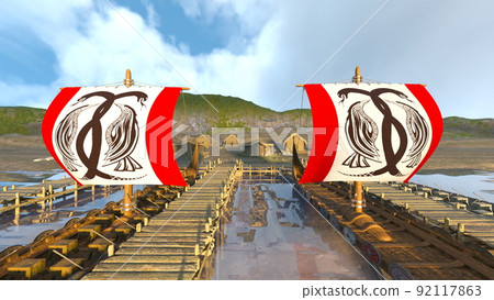 Viking ship Viking ship 92117863