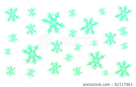 Pixel art_snowflake pattern (yellowish green) Pixel art_snowflake pattern (yellowish green) 92117961