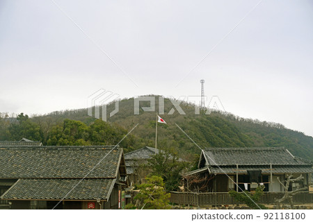 Twenty-four eyes movie village distant view Twenty-four eyes movie village distant view 92118100