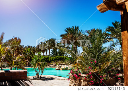 Luxury hotel and swimming pool Luxury hotel and swimming pool 92118143