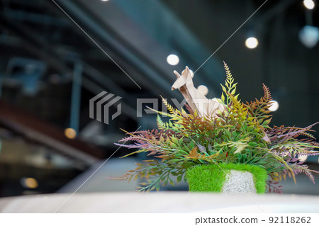brown kangaroo paper folding origami, decorates in restaurant, coffee shop brown kangaroo paper folding origami, decorates in restaurant, coffee shop 92118262