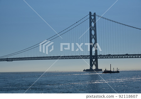 Aozora和明石海峽大橋 92118607