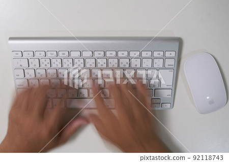 Keyboard typing input Keyboard typing input 92118743