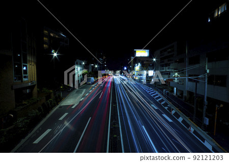 Congestion around Kannana-dori / Sangen Chaya [Traffic image] 92121203