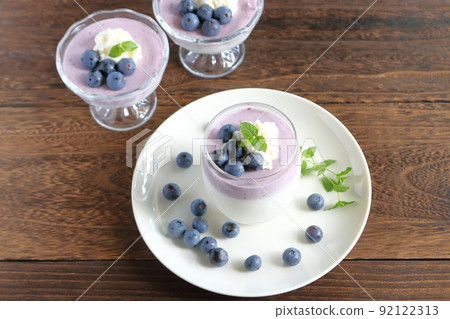 藍莓慕斯手工製作 92122313