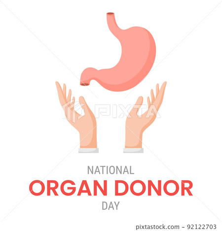 National organ donor day with Stomach 92122703