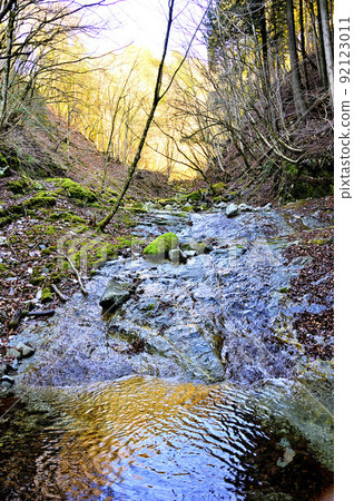 丹澤的Azegamaru Stetaro Sawa溪流 92123011