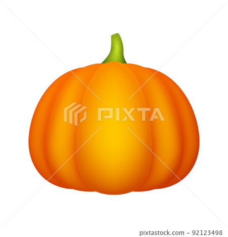 Pumpkin isolated on white background 92123498