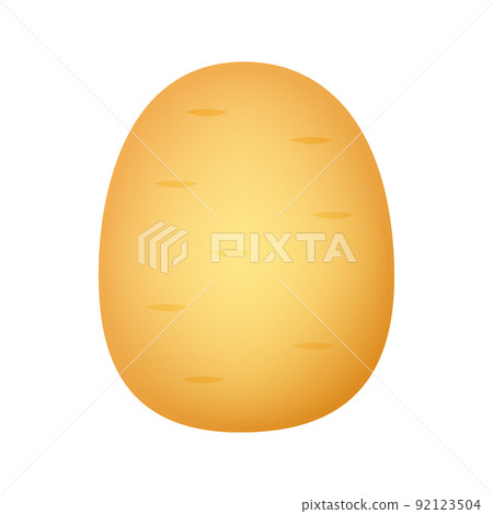 Potato isolated on white background Potato isolated on white background 92123504