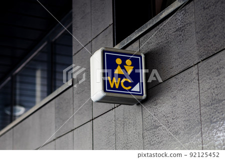 Toilet sign Toilet sign 92125452