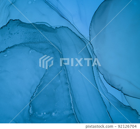 Ink Colours Mix Water. Fluid Wave Background. 92126704