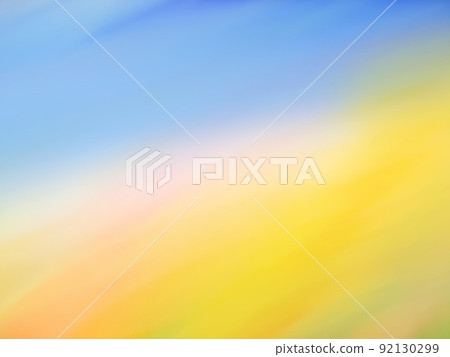 Blurred bokeh background with flag of Ukraine 92130299