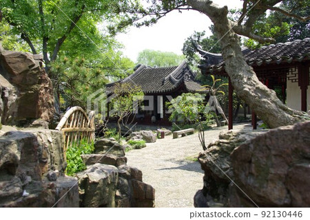 Suzhou Classical Gardens of Suzhou, China A view of Guuen Suzhou Classical Gardens, a World Heritage Chinese-style garden Suzhou Classical Gardens of Suzhou, China A view of Guuen Suzhou Classical Gardens, a World Heritage Chinese-style garden 92130446