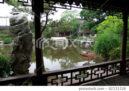 中國蘇州蘇州古典園林 栽培園林景觀 蘇州古典園林，世界遺產中式園林 92131326