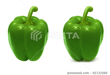Paprika Illustration Real Green Paprika Illustration Real Green 92132080