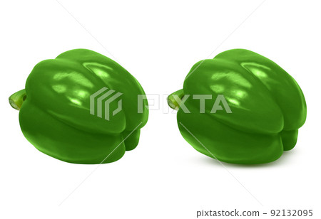 Paprika Illustration Real Green Paprika Illustration Real Green 92132095