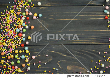 Colorful foam ball texture. Colorful foam ball texture. 92133442