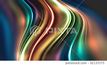 Waves of Bright Multicolored Chrome Waves of Bright Multicolored Chrome 92135575