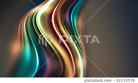 Waves of Bright Multicolored Chrome Waves of Bright Multicolored Chrome 92135576