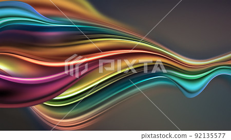 Waves of Bright Multicolored Chrome Waves of Bright Multicolored Chrome 92135577