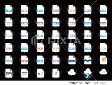 File icon (hologram) 92136898