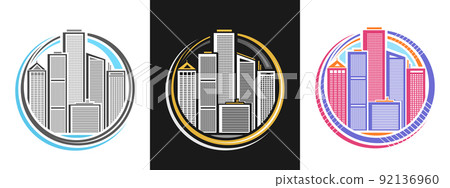 Vector set of Urban Logos Vector set of Urban Logos 92136960