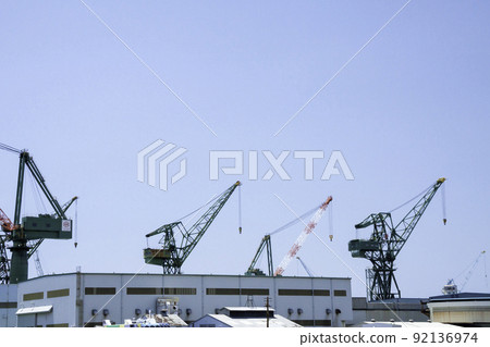 Shipyard crane (Kobe port) 92136974
