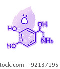 Activates sympathetic nerves against stress noradrenaline 92137195
