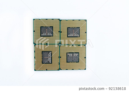 computer cpu on white isolated background,...-照片素材（圖片） [92138618] - PIXTA圖庫