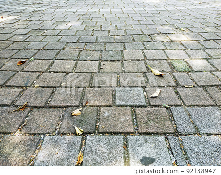 Cobblestones and bricks Cobblestones and bricks 92138947