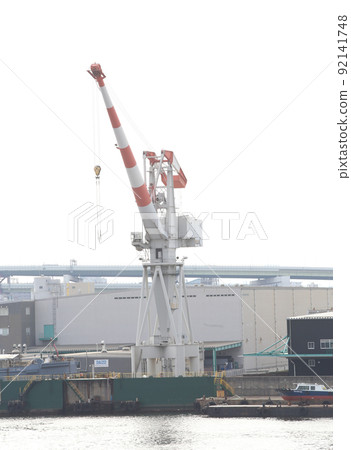 Chishima Bridge Taisho Ward Osaka City Scenery Taisho Inner Harbor Fleet Warehouse Material Storage Showayama Truss Architecture Osaka Bay Scenery 92141748