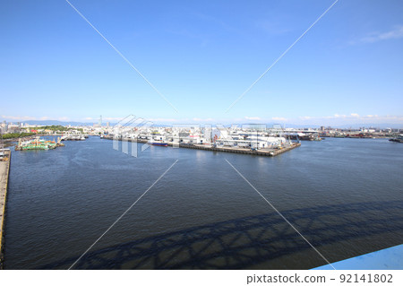 Chishima Bridge Taisho Ward Osaka City Scenery Taisho Inner Harbor Fleet Warehouse Material Storage Showayama Truss Architecture Osaka Bay Scenery Chishima Bridge Taisho Ward Osaka City Scenery Taisho Inner Harbor Fleet Warehouse Material Storage Showayama Truss Architecture Osaka Bay Scenery 92141802