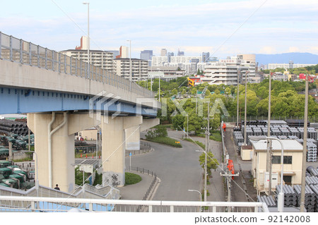 千島橋 大正區 大阪市景 大正內港艦隊倉庫 物資倉庫 昭和山 桁架建築 大阪灣風光 千島橋 大正區 大阪市景 大正內港艦隊倉庫 物資倉庫 昭和山 桁架建築 大阪灣風光 92142008