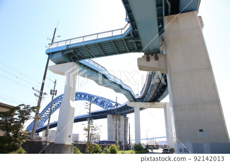 Chishima Bridge Taisho Ward Osaka City Scenery Taisho Inner Harbor Fleet Warehouse Material Storage Showayama Truss Architecture Osaka Bay Scenery Chishima Bridge Taisho Ward Osaka City Scenery Taisho Inner Harbor Fleet Warehouse Material Storage Showayama Truss Architecture Osaka Bay Scenery 92142013