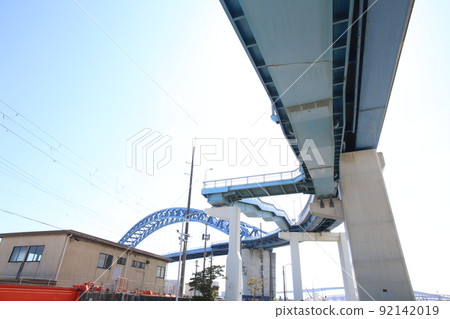 千島橋 大正區 大阪市景 大正內港艦隊倉庫 物資倉庫 昭和山 桁架建築 大阪灣風光 千島橋 大正區 大阪市景 大正內港艦隊倉庫 物資倉庫 昭和山 桁架建築 大阪灣風光 92142019