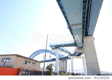 千島橋 大正區 大阪市景 大正內港艦隊倉庫 物資倉庫 昭和山 桁架建築 大阪灣風光 千島橋 大正區 大阪市景 大正內港艦隊倉庫 物資倉庫 昭和山 桁架建築 大阪灣風光 92142020