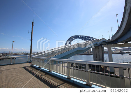 Chishima Bridge Taisho Ward Osaka City Scenery Taisho Inner Harbor Fleet Warehouse Material Storage Showayama Truss Architecture Osaka Bay Scenery Chishima Bridge Taisho Ward Osaka City Scenery Taisho Inner Harbor Fleet Warehouse Material Storage Showayama Truss Architecture Osaka Bay Scenery 92142032