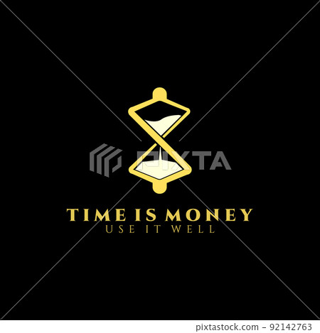 hour glass logo vector illustration design , time is money logo template vector hour glass logo vector illustration design , time is money logo template vector 92142763