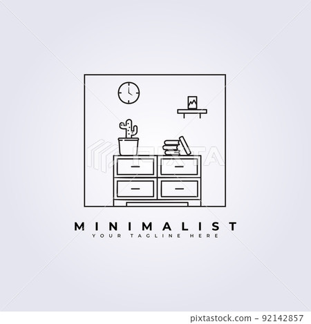 minimalist furniture logo vector illustration design, table line art furniture logo minimalist furniture logo vector illustration design, table line art furniture logo 92142857