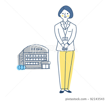 Business woman and company 92143543
