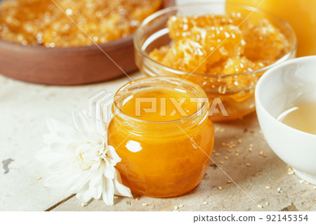 sweet honey on the table sweet honey on the table 92145354