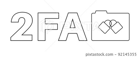 Two factor authentication Two factor authentication 92145355