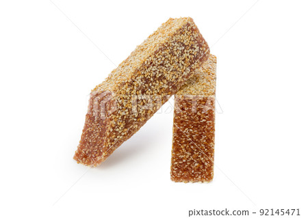 Turkish delight isolated on white. 92145471