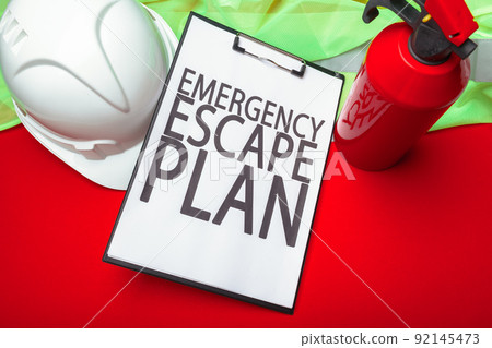 Emergency evacuation plan 92145473